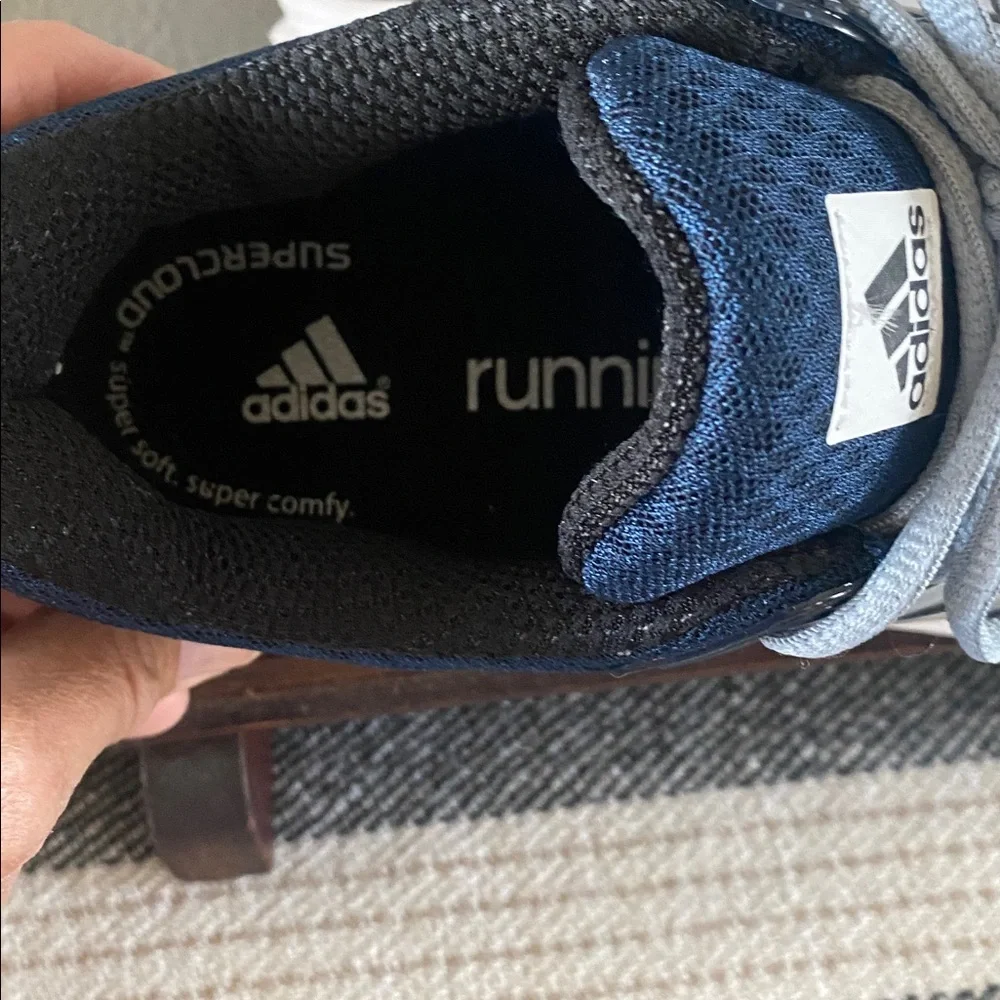 Adidas Men B24434 Blue Running Shoes Size 7.5 Very Good Condition!!